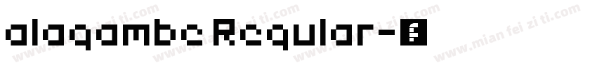 alagambe Regular字体转换